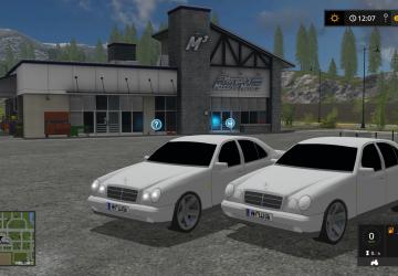 Мод Mercedes-Benz W210 версия 1.0 для Farming Simulator 2017 (v1.5.3.1)