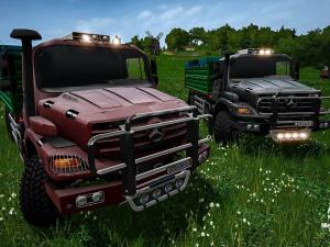 Мод Mercedes-Benz Zetros версия 1.0 для Farming Simulator 2017 (v1.4.4)