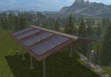 Мод Навес «Solar Shed» версия 1.1.1.0 для Farming Simulator 2017 (v1.5.3)