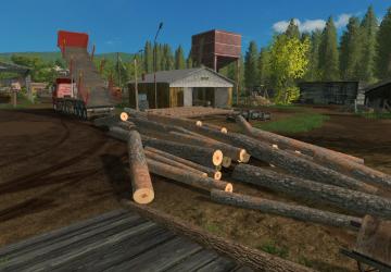 Мод Нефаз 9505 Лесовоз версия 1.0 для Farming Simulator 2017 (v1.5.3.1)