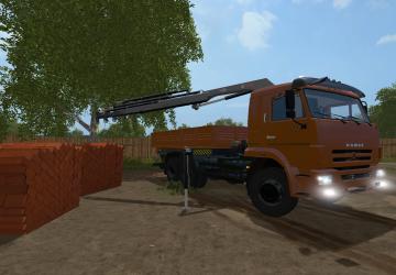 Мод Пак КамАЗ манипулятор версия 1.0.1.0 для Farming Simulator 2017 (v1.5.x)
