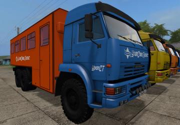 Мод Пак КамАЗ Вездеход версия 1.1.1.1 для Farming Simulator 2017 (v1.5.3.1)