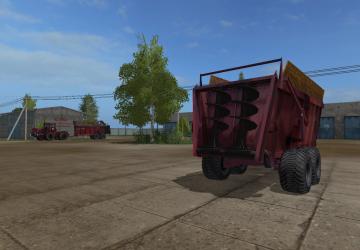 Мод Пак навозоразбрасывателей ПМФ версия 0.01 для Farming Simulator 2017 (v1.5.3.1)