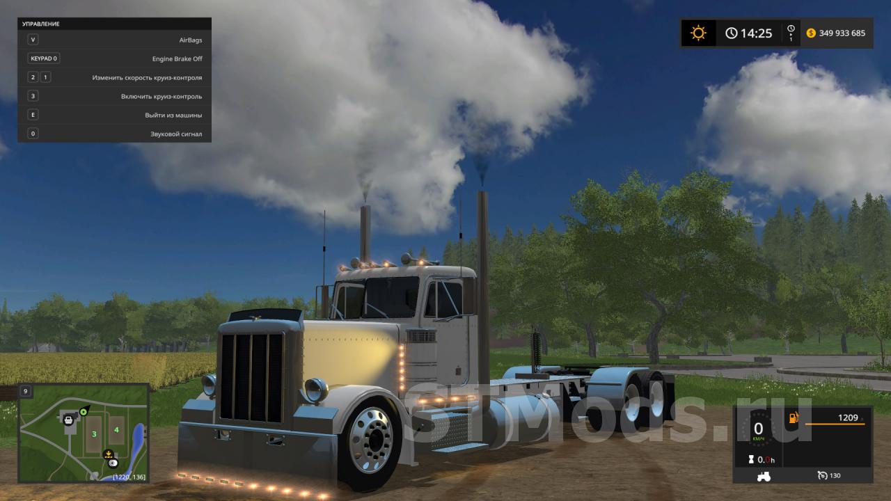 Скачать мод Peterbilt 379 версия 1.0 для Farming Simulator 2017 (v1.5.x)