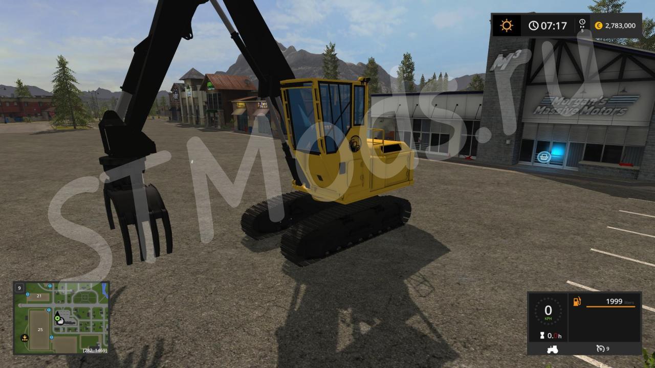 Скачать мод Погрузчик для леса «Grapple Loader» версия 1.0 для Farming  Simulator 2017 (v1.4.4)