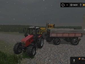 Мод Прицеп для силоса ПТС-6 версия 1.0 для Farming Simulator 2017 (v1.4.4)