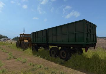 Мод Прицеп ПТС-18 версия 1.2 для Farming Simulator 2017 (v1.5.x)