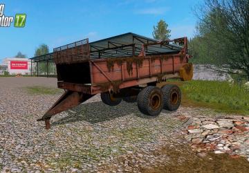 Мод ПРТ-10 разбрасыватель версия 1.0 для Farming Simulator 2017 (v1.5.3.1)