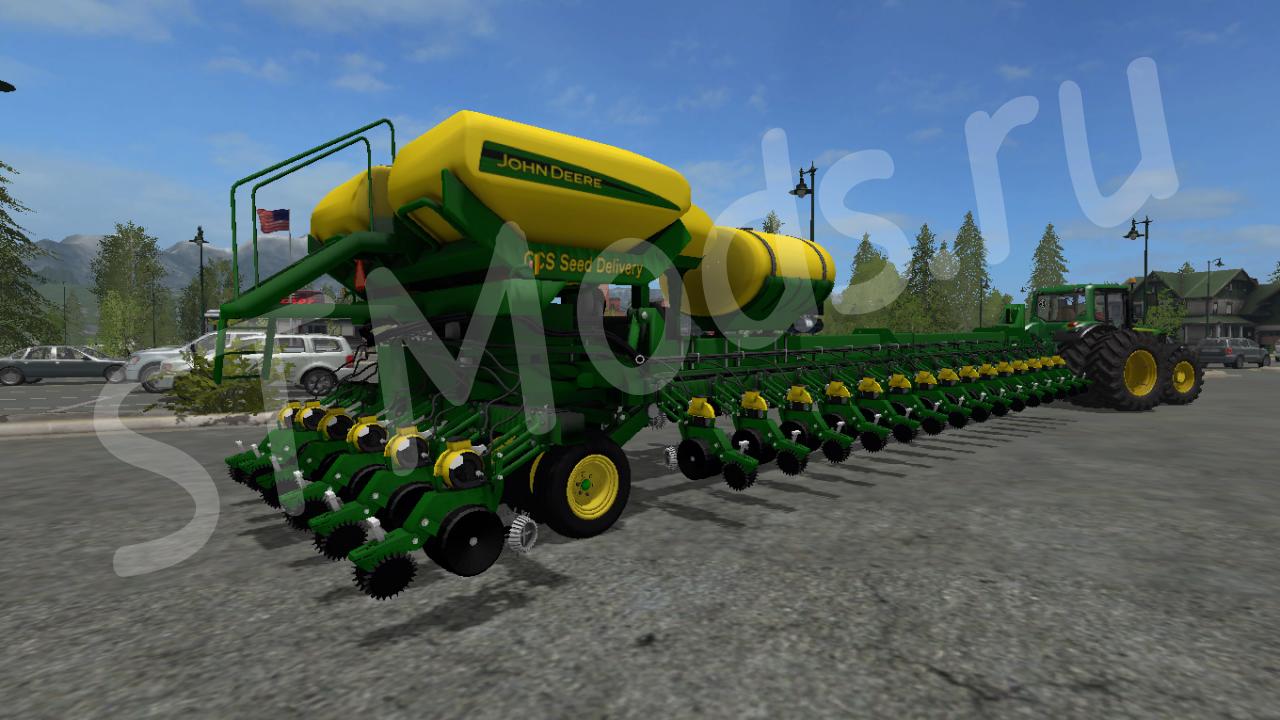 Скачать мод Сеялка John Deere DB 90 версия 1.0.0.0 для Farming Simulator  2017