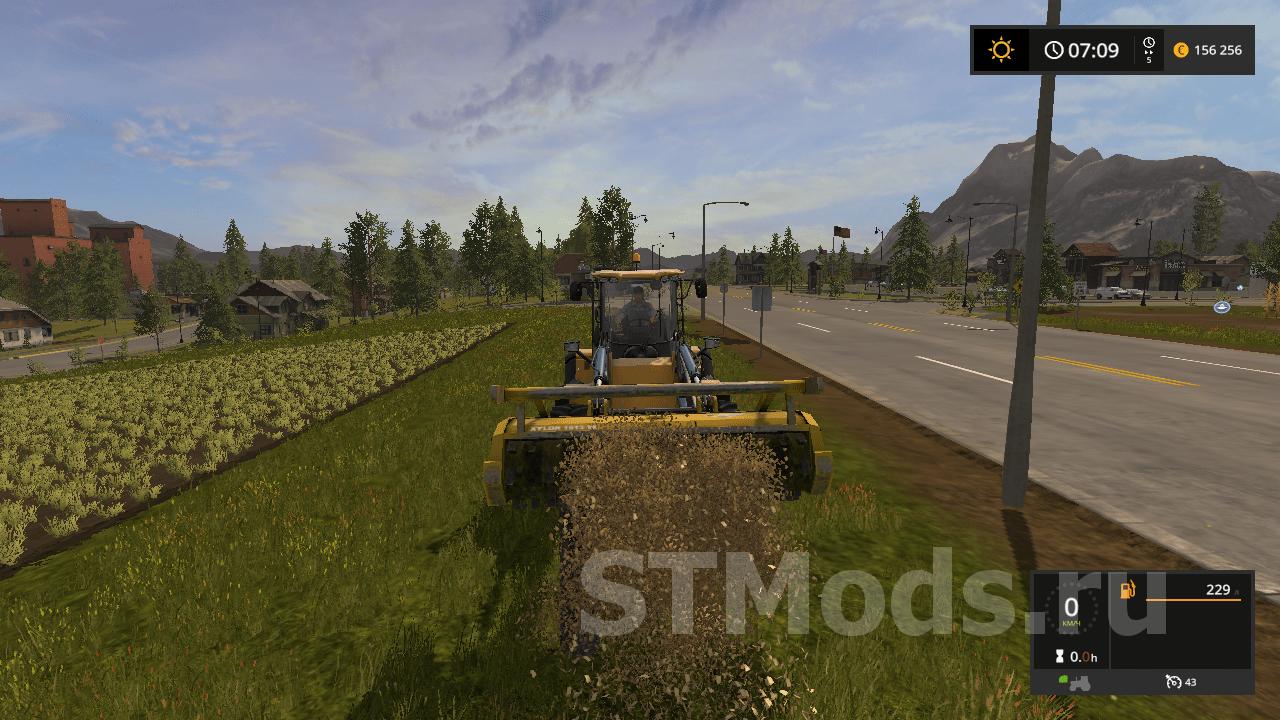 Скачать мод Stump Grinder Rabaud Xylor версия 1001 для Farming Simulator 2017 V153 4146