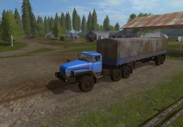 Мод Урал-4320 + НЕФАЗ-9334-20-16 версия 1.1 для Farming Simulator 2017 (v1.5.x)