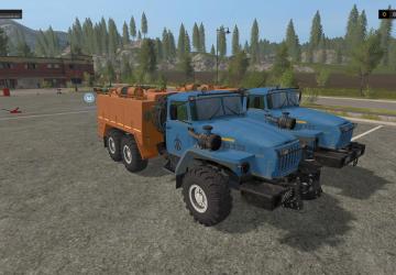 Мод Урал 4320 Снегоуборщик версия 1.0 для Farming Simulator 2017 (v1.5.3.1)