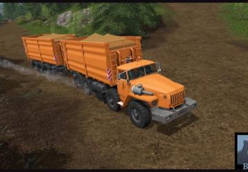 Мод Урал-6614 8x8 версия 1.0 для Farming Simulator 2017 (v1.5.x)