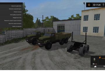 Мод Зил 131 Лесовоз Борт Автопогрузка для Farming Simulator 2017