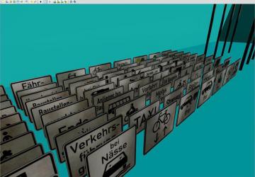 Strassen schilder Pack версия 1.0.0.0 для Farming Simulator 2019 (v1.3.х)