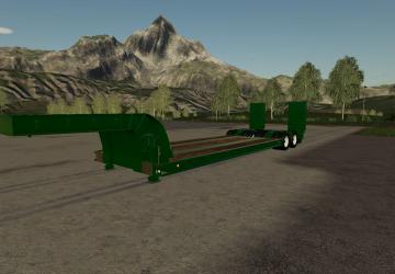 Мод 16 Wheels Low Deck Trailer версия 1.0.0.0 для Farming Simulator 2019 (v1.2.x)