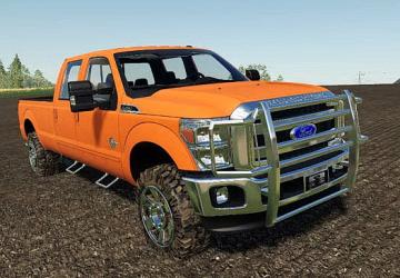 Мод 2011 Ford F350 Crew Cab версия 2.0 для Farming Simulator 2019 (v1.5.х)