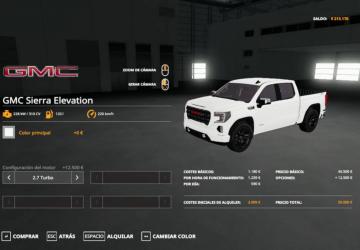 Мод 2021 GMC Sierra Elevation версия 1.0.0.0 для Farming Simulator 2019