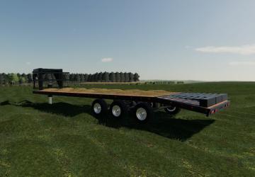 Мод 30FT Triaxle Gooseneck версия 1.0.0.0 для Farming Simulator 2019 (v1.3.х)