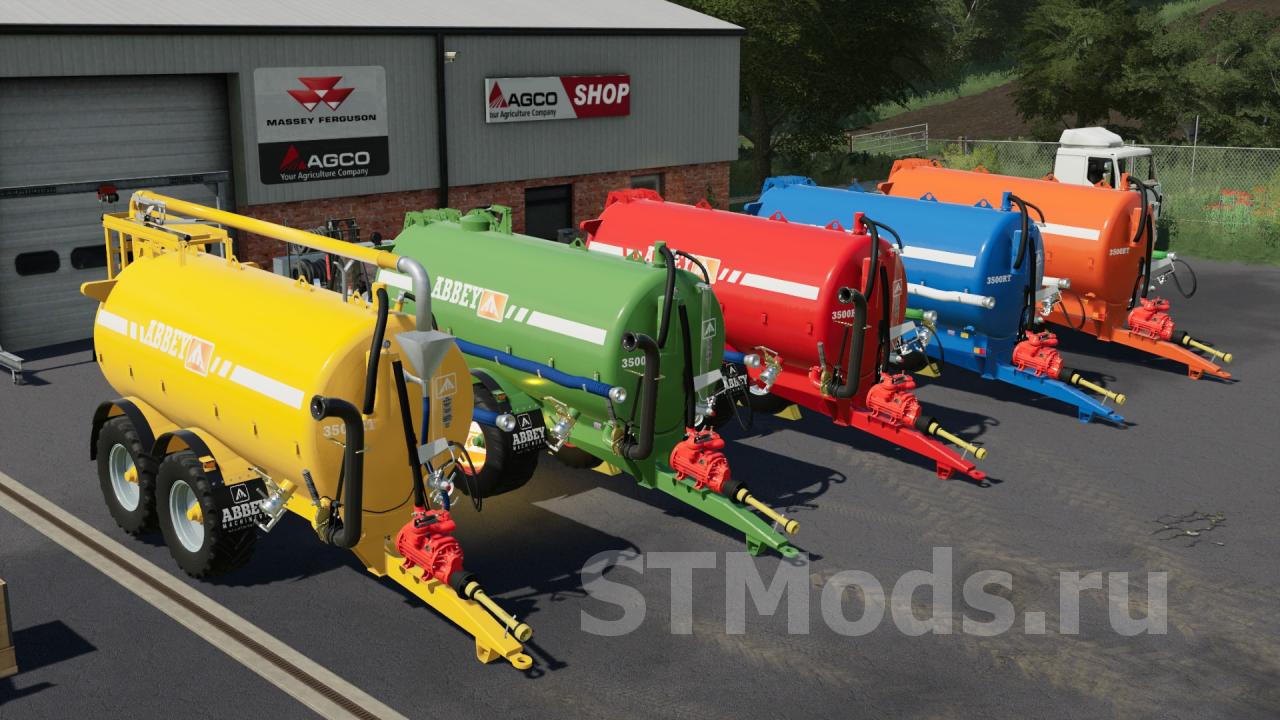 Скачать мод Abbey 3500 Rt Vacuum Tanker версия 1000 для Farming Simulator 2019 V14x 9488