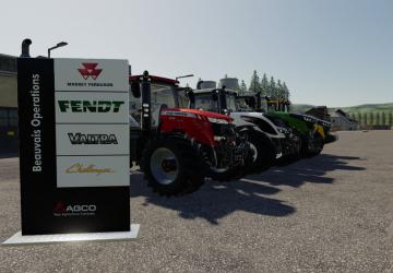 Мод AGCO Dealer Sign версия 1.1.1.0 для Farming Simulator 2019