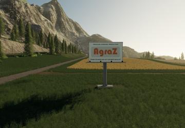 Мод AgraZ Billboards версия 1.0.0.1 для Farming Simulator 2019