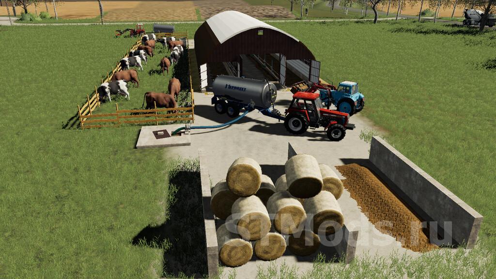 Скачать мод Arched Cowshed версия 1001 для Farming Simulator 2019 2517