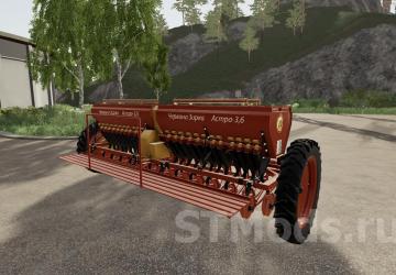 Мод Астра СЗТ 3.6А + сцепка версия 1.1 для Farming Simulator 2019 (v1.7.x)