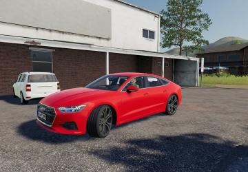 Мод Audi A7 2018 версия 1.0 для Farming Simulator 2019 (v1.4.x)