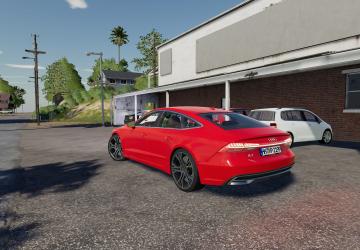 Мод Audi A7 2018 версия 1.0 для Farming Simulator 2019 (v1.4.x)