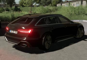 Мод Audi RS6 Avant 2020 версия 1.0.0.0 для Farming Simulator 2019 (v1.7.x)