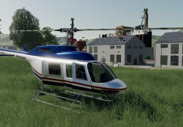 Мод Bell 206L версия 1.0.0.0 для Farming Simulator 2019 (v1.7.x)