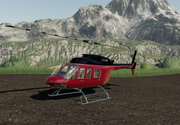 Мод Bell 206L версия 1.0.0.0 для Farming Simulator 2019 (v1.7.x)