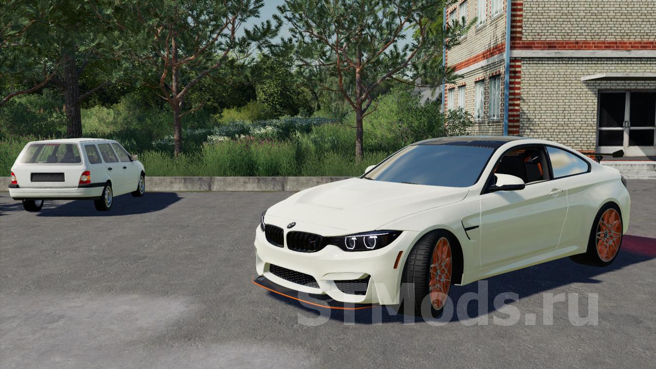 Скачать мод BMW M4 GTS 2016 версия 1.1.0.0 для Farming Simulator 2019  (v1.7.x)