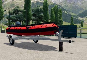 Мод Boat Trailer версия 1.0.0.0 для Farming Simulator 2019