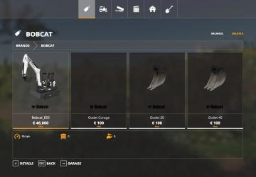 Мод BOBCAT E55 версия 1.1 для Farming Simulator 2019