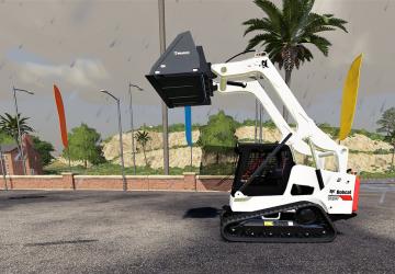 Мод Bobcat T870 Skid Steer версия 1.0.0.0 для Farming Simulator 2019 (v1.7.x)