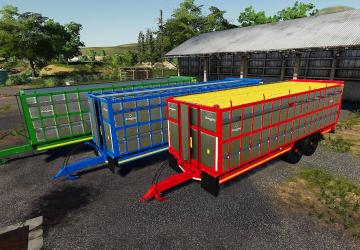 Мод Broughan Animal Trailer версия 1.0 для Farming Simulator 2019 (v1.4.1.0)