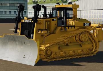Мод Bulldozer Caterpillar D10T версия 2.1 для Farming Simulator 2019 (v1.5.x)