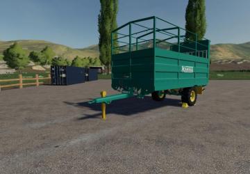 Мод Camara Livestock Trailer версия 1.0 для Farming Simulator 2019