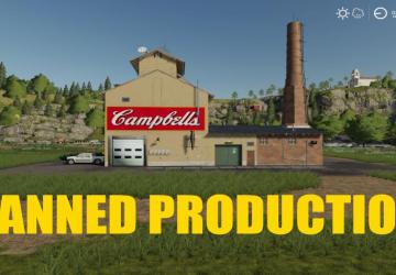 Мод Canned Prodaction версия 1.0.0.0 для Farming Simulator 2019 (v1.5.х)