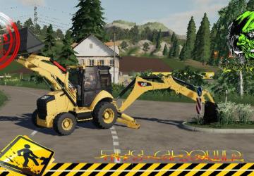 Мод Caterpillar 420 FIT Backhoe версия 1.0 для Farming Simulator 2019 (v1.5.1.0)