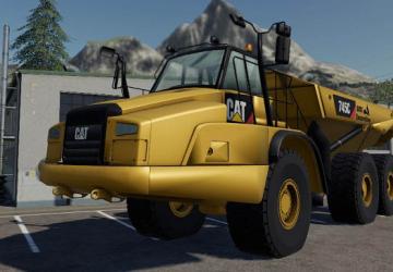 Мод Caterpillar 745C версия 0.1 для Farming Simulator 2019 (v1.5.х)