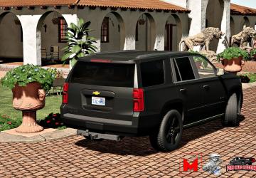 Мод Chevrolet Tahoe 2015 версия 1.0.0.0 для Farming Simulator 2019 (v1.6.x)