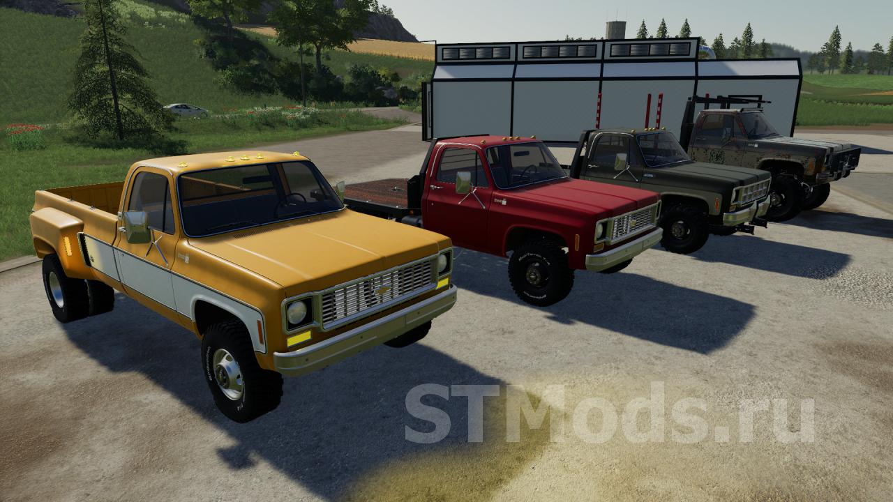 Скачать мод Chevy K30 Singlecab 1979 Ds версия 1360 для Farming Simulator 2019 V15x 9347