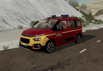Мод Citroen Berlingo Sdis 42 версия 1.0.0.0 для Farming Simulator 2019 (v1.5.х)