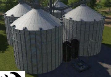 Мод Courtyard Silos / All in one Factory версия 3.5 для Farming Simulator 2019 (v1.5.1.0)