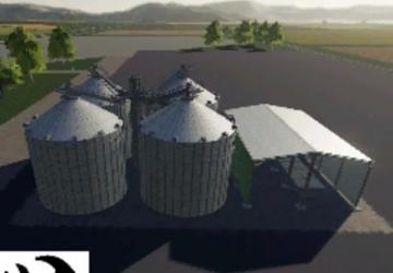 Мод Courtyard Silos / All in one Factory версия 3.5 для Farming Simulator 2019 (v1.5.1.0)