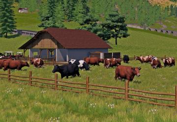 Мод Cow Pasture версия 1.1.0.0 для Farming Simulator 2019