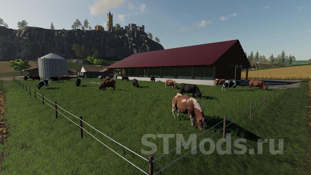 Скачать мод Cowshed версия 1010 для Farming Simulator 2019 V17x 9927